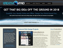 Tablet Screenshot of kreativemynd.com